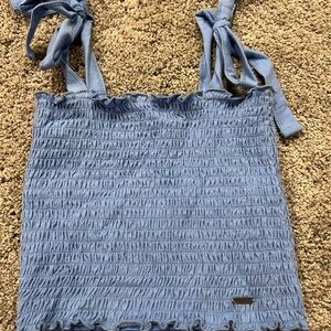 hollister ribbed crop top